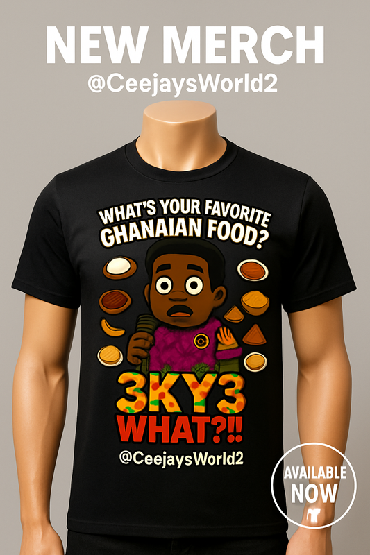What’s Your Favorite Food?” – 3KY3 “WHAT?!” Tee by @CeejaysWorld2